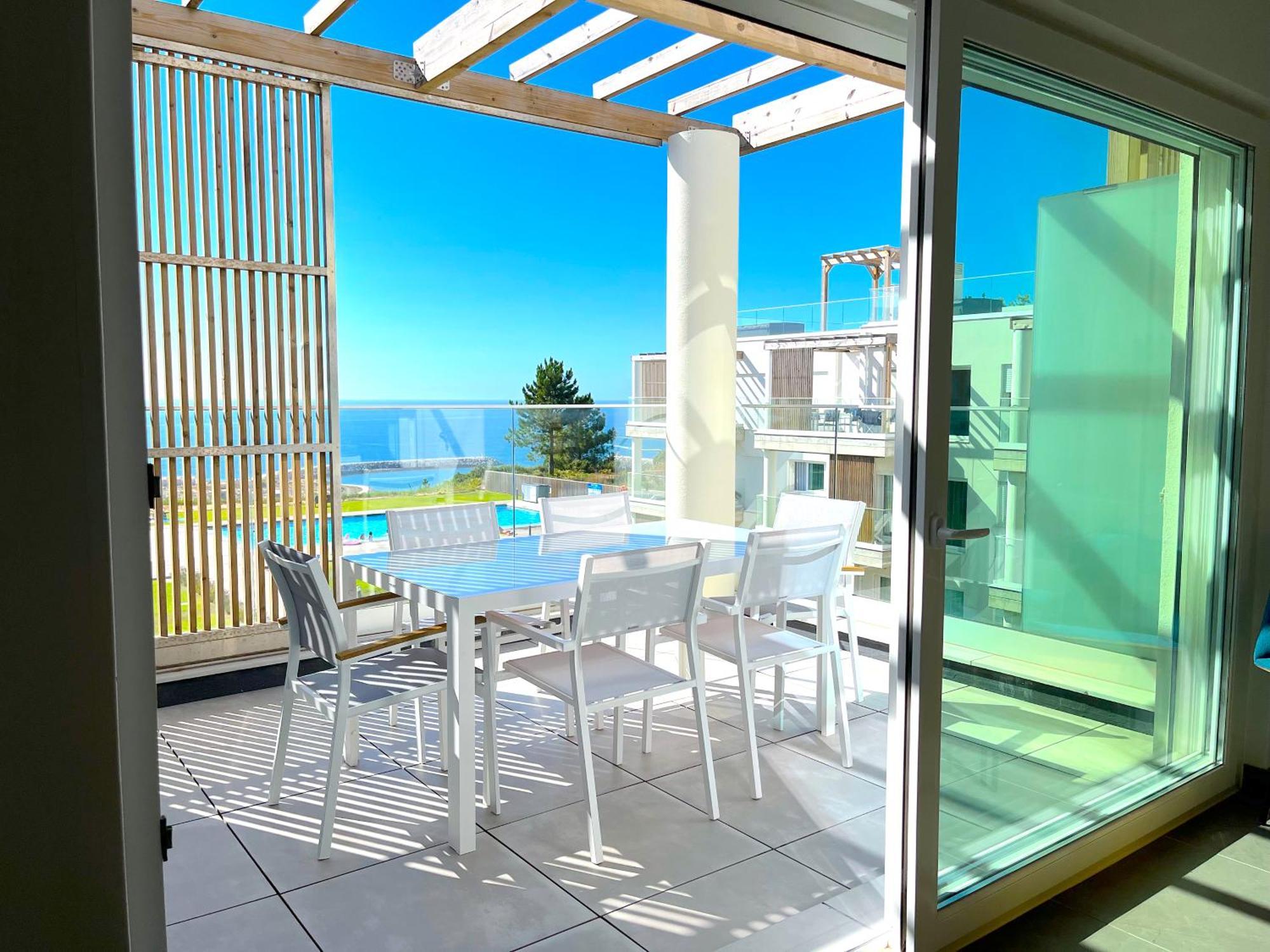 Mar A Vista - Condominium With Pool, Gym And Sea Views Nazare Ngoại thất bức ảnh