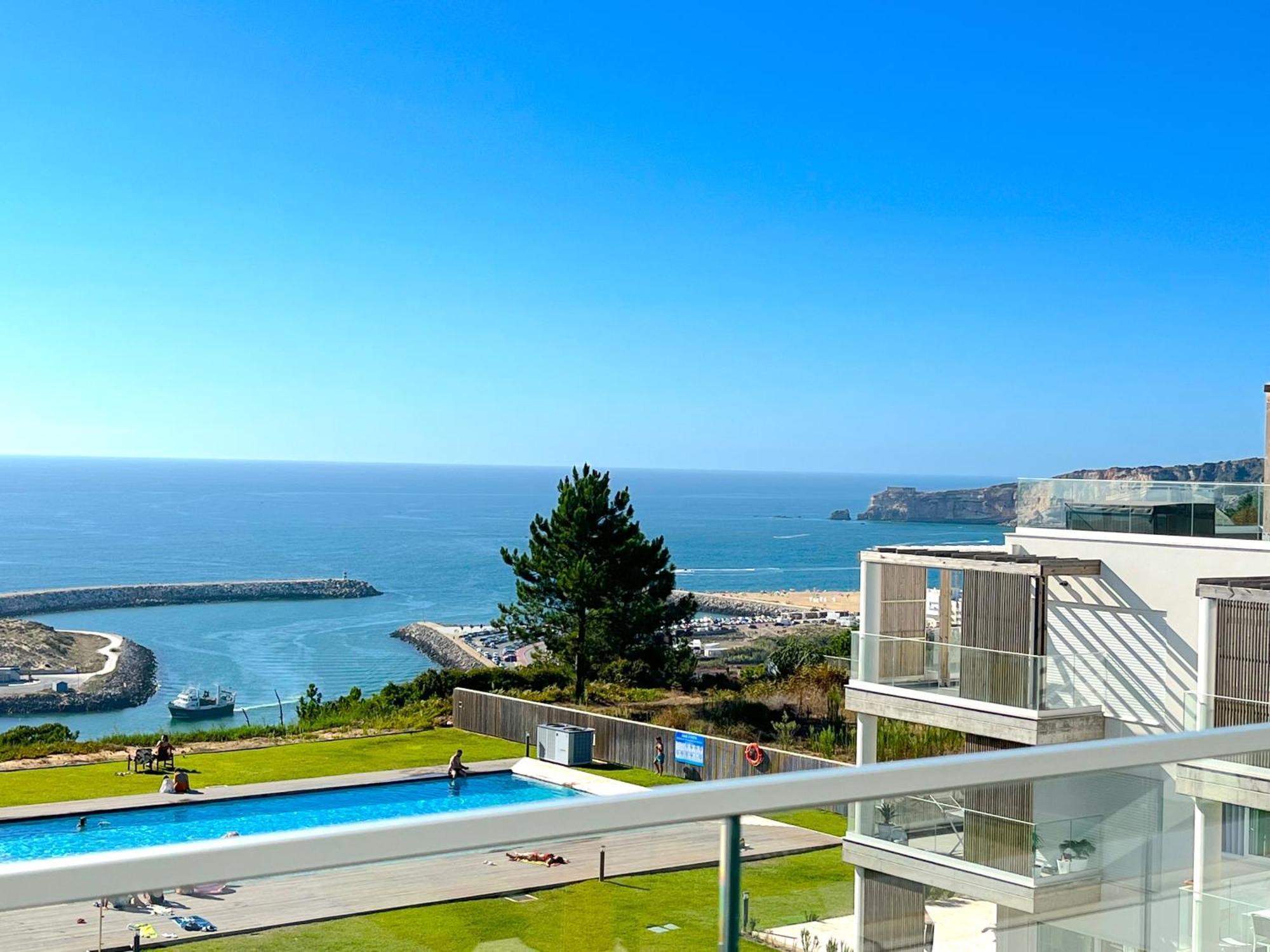 Mar A Vista - Condominium With Pool, Gym And Sea Views Nazare Ngoại thất bức ảnh