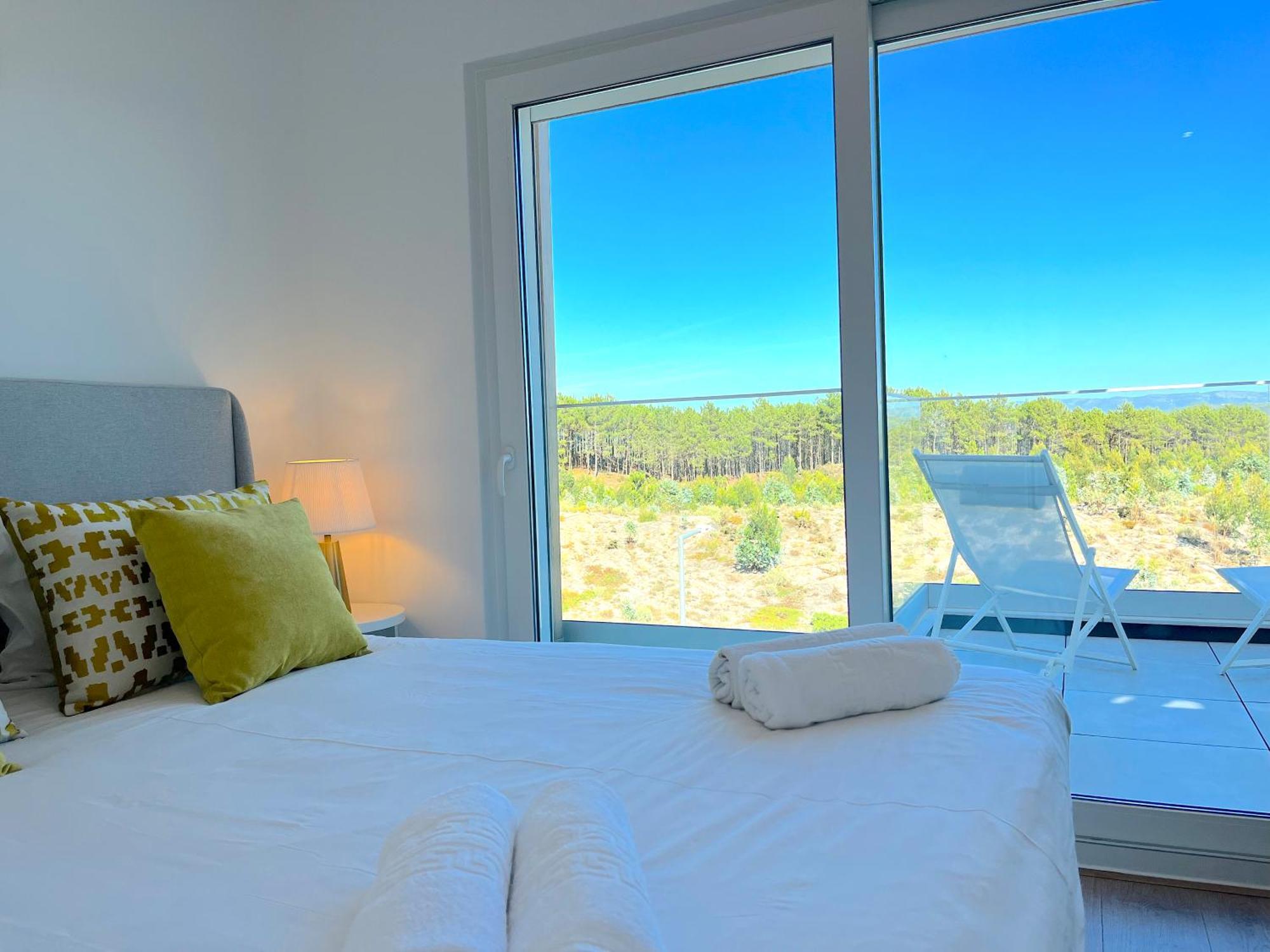 Mar A Vista - Condominium With Pool, Gym And Sea Views Nazare Ngoại thất bức ảnh