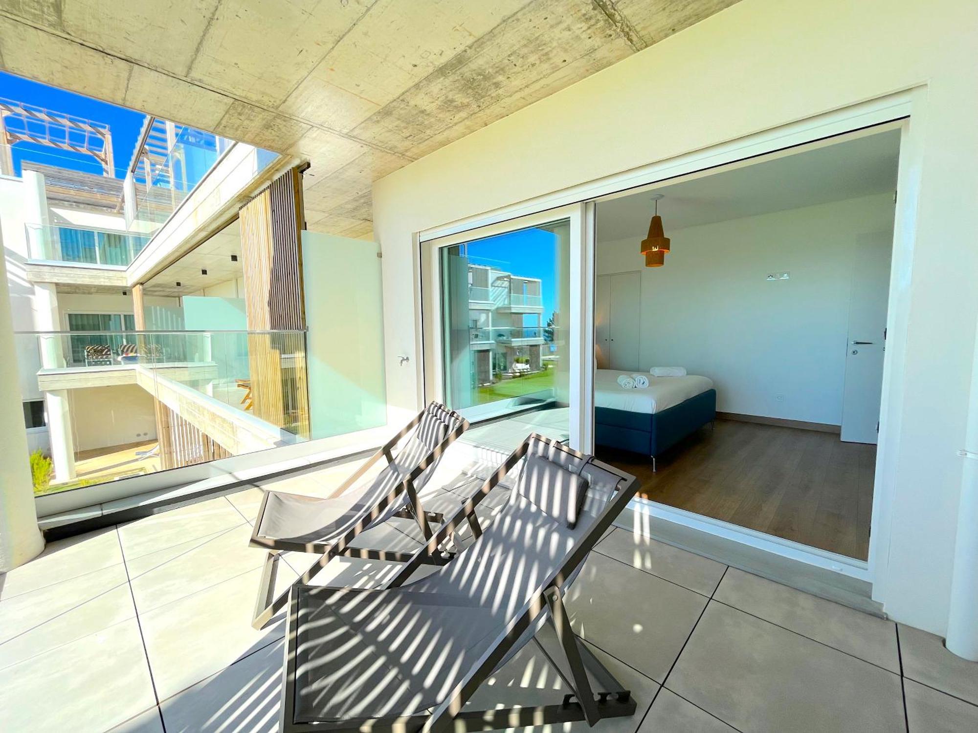 Mar A Vista - Condominium With Pool, Gym And Sea Views Nazare Ngoại thất bức ảnh