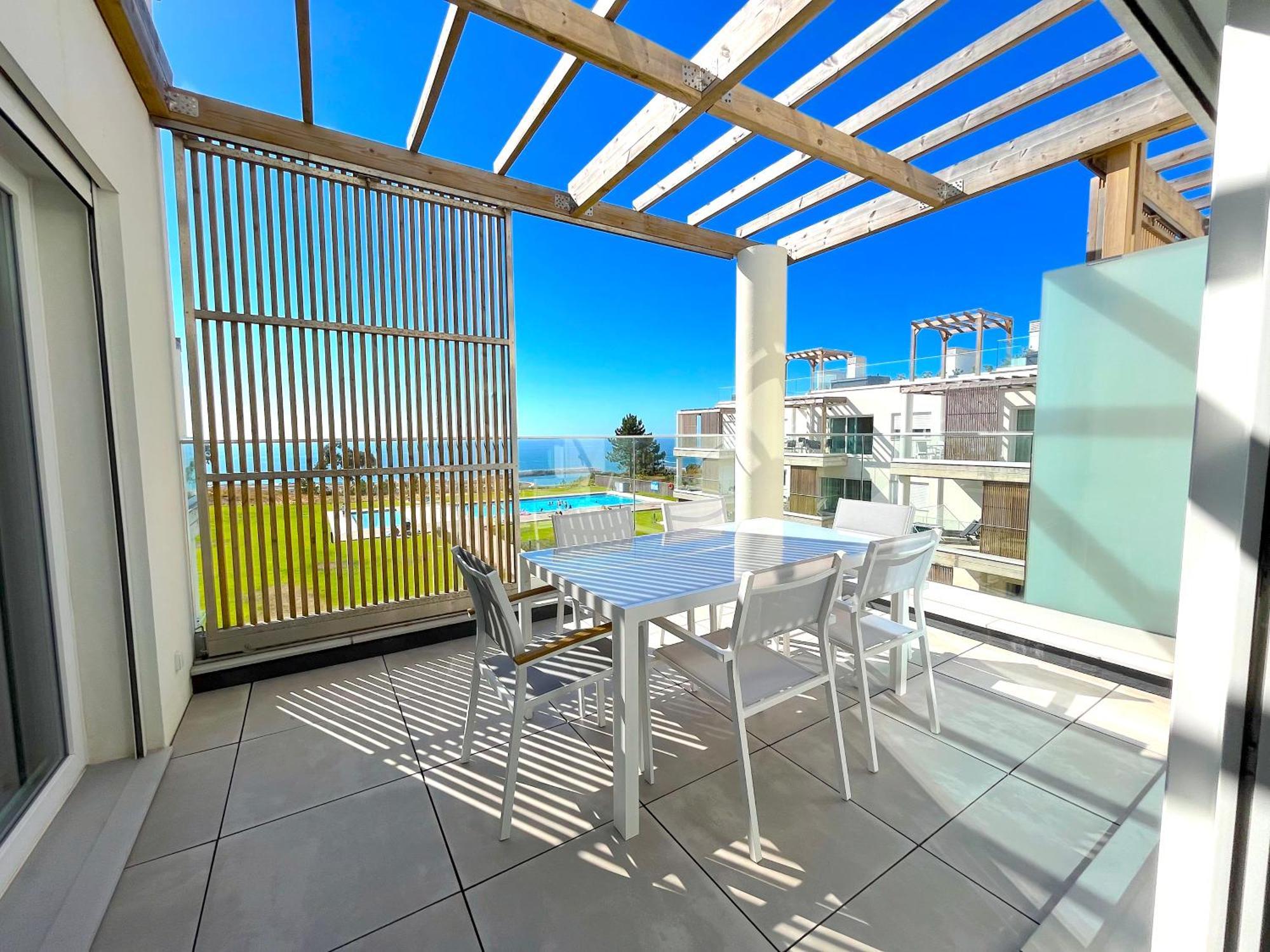 Mar A Vista - Condominium With Pool, Gym And Sea Views Nazare Ngoại thất bức ảnh