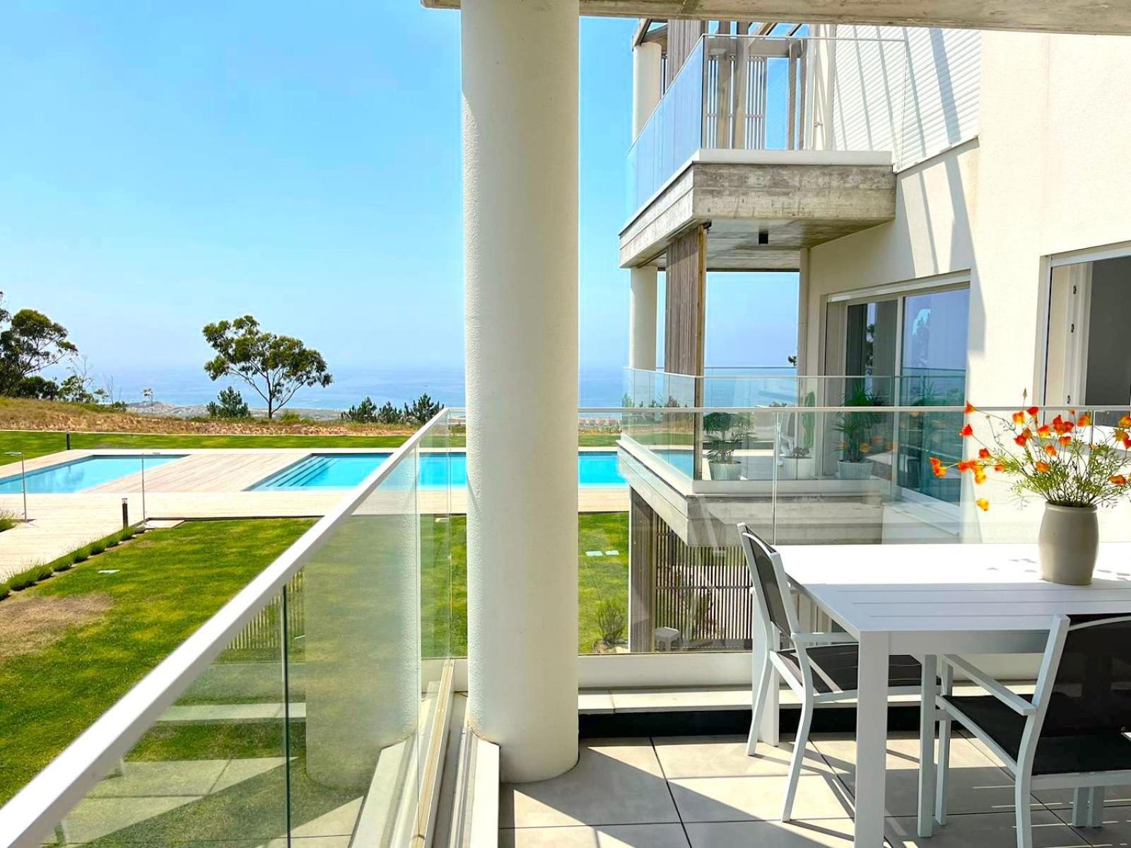 Mar A Vista - Condominium With Pool, Gym And Sea Views Nazare Ngoại thất bức ảnh