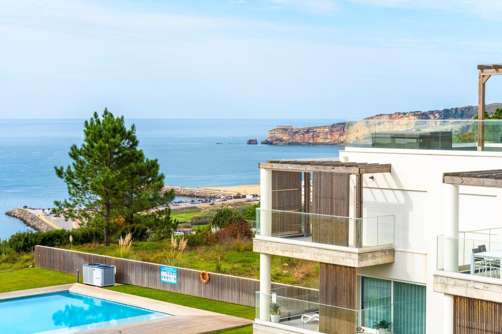 Mar A Vista - Condominium With Pool, Gym And Sea Views Nazare Phòng bức ảnh